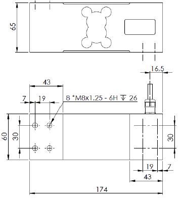 B6G-C3-200kg-3G6稱重傳感器