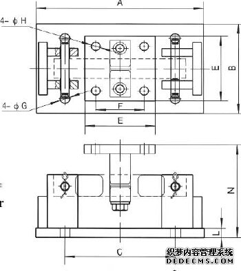 美國sensolink稱重模塊 SLM2產品尺寸