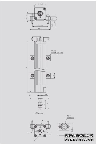 德國Novotechnik  LWH-0130位移傳感器產品尺寸